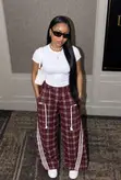 Women's 2 Pieces Set - Burgundy - 1