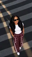 Women's 2 Pieces Set - Burgundy - 2