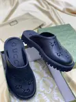 Gucci GG-Monogram Platform Clogs - 3
