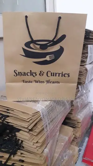 Brown Paper Bags with Branding