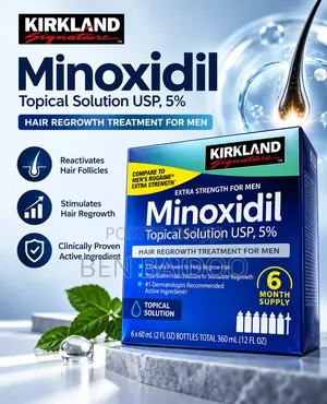 Kirkland Minoxidil 5% Hair Growth Pack