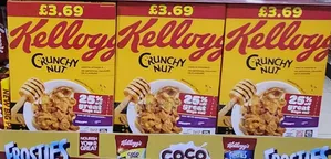 Kellogg's Crunchy Nut & Rice Krispies Cereals
