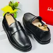 Salvatore Ferragamo Black Corporate Penny Loafers - 3