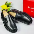 Salvatore Ferragamo Black Corporate Penny Loafers - 4