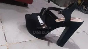 Balanced Platform Heel Sandals - Size 40