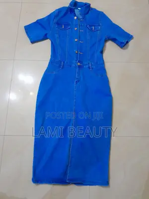 Body Cone Jeans Gown - Size 3XL
