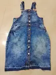 Dungarees Jeans Dress - Size 38 - 4