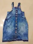 Dungarees Jeans Dress - Size 38 - 5