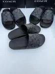 Original Black Coach Men's Slides - 1
