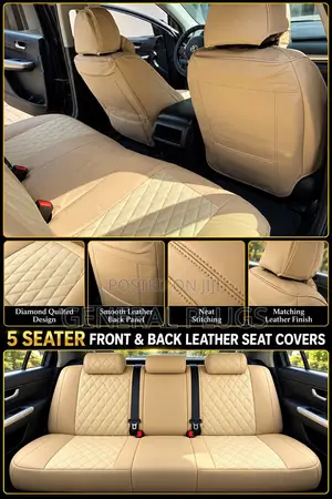 Luxury Thick Leather 5-Seater Universal Car Seat Covers