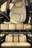 Luxury Thick Leather 5-Seater Universal Car Seat Covers - 2