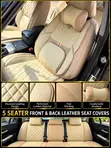 Original Leather 5 Seater Car Seat Covers - 1