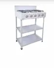 Nasco 5-Burner Gas Cooker (White) - 2