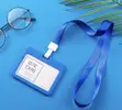Landscape Card Holder with Lanyard - 1