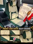 Luxury 5-Seater Universal Leather Car Seat Covers - 2