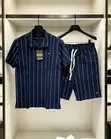 Zagna Linen Top and Shortsleeve Set - 4