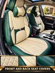 Luxury Original Leather 5-Seater Car Seat Covers - 2